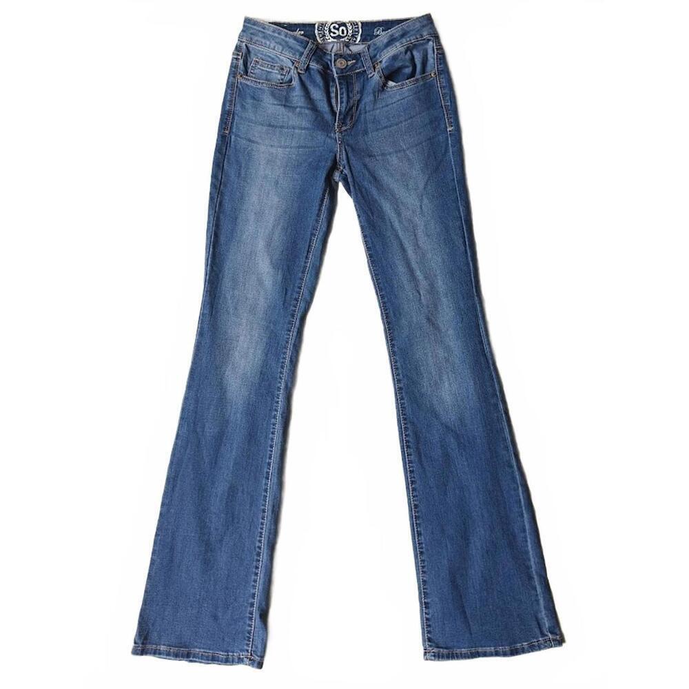 So Brand Bootcut Medium Wash Jeans - Size 7